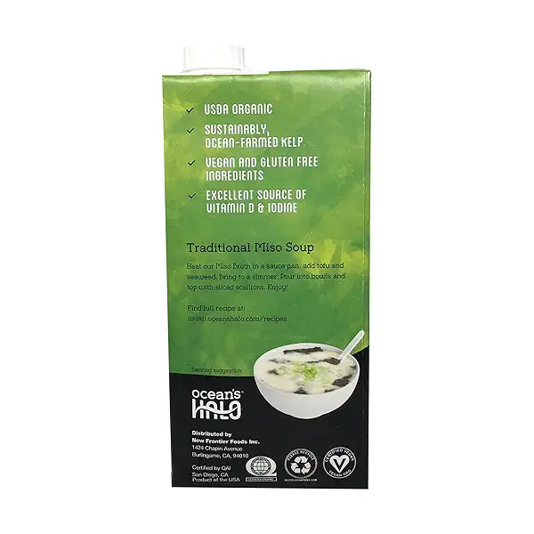 Organic and Plant-Based Miso Broth, 32 fl oz 2