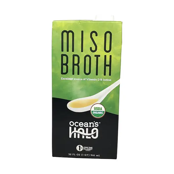 Organic and Plant-Based Miso Broth, 32 fl oz 1
