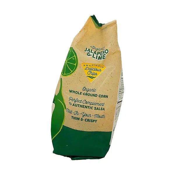 Restaurant Style Jalapeno & Lime Tortilla Chips, 10.1 oz 2