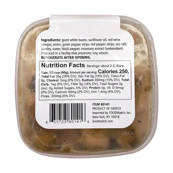 Gigandes Beans In Vinaigrette, 8.8 oz 3