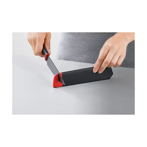 Slice&Sharpen Knives Two Piece Set- Black/Red, 1 each 3