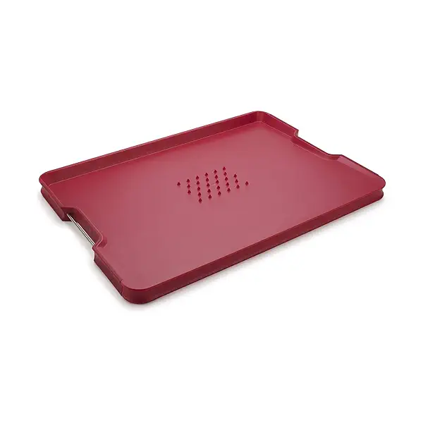 Cut&Carve Plus Multi-function Chopping Board (Extra Large) - Red, 1 each 1