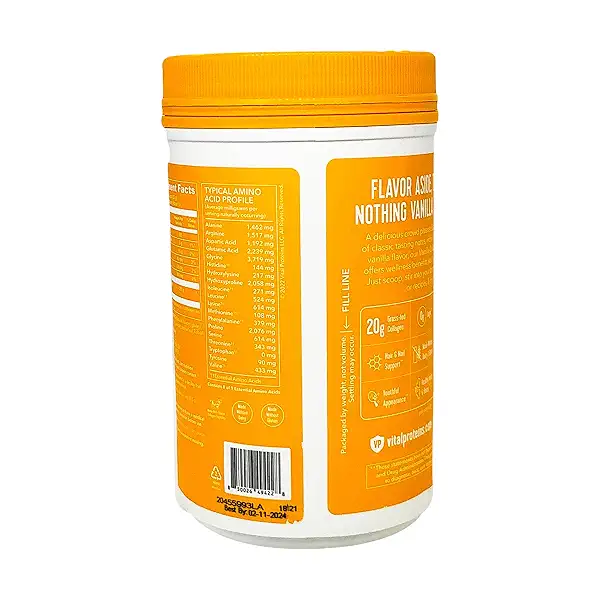 Vanilla Collagen Peptides, 11.5 oz 6