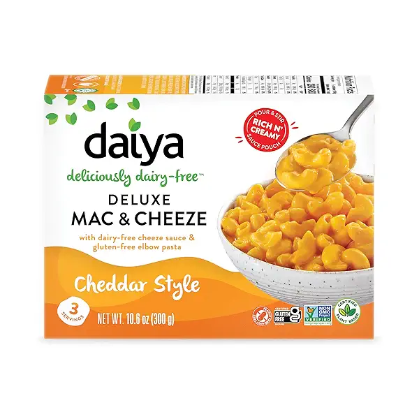 Dairy Free Gluten Free Cheddar Style Vegan Mac and Cheese, 10.6 oz 2