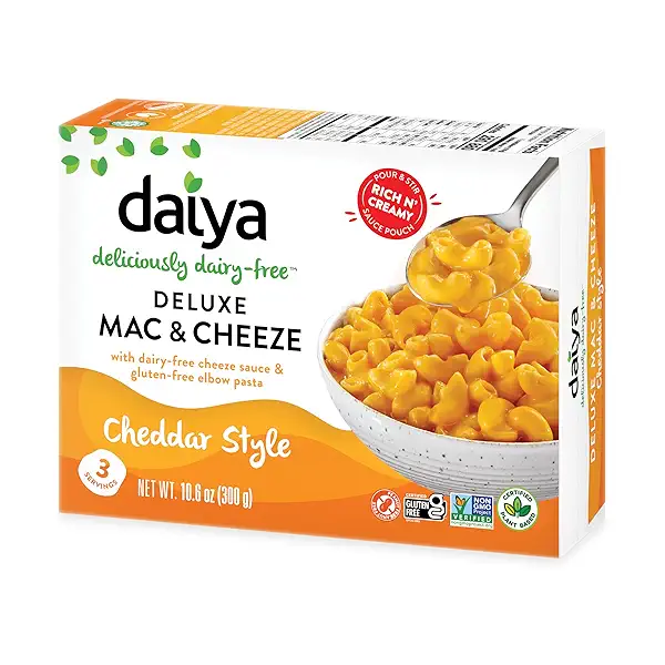 Dairy Free Gluten Free Cheddar Style Vegan Mac and Cheese, 10.6 oz 1