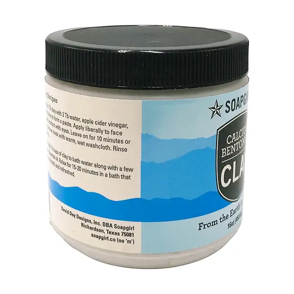 Calcium Bentonite Clay, 16 oz 8