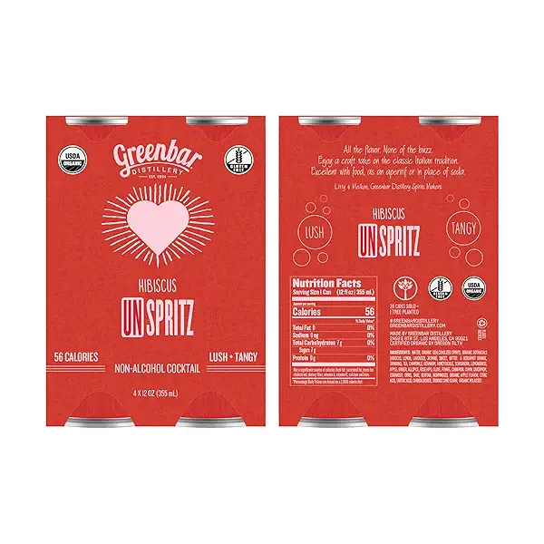 Hibiscus UnSpritz, 12 oz 4