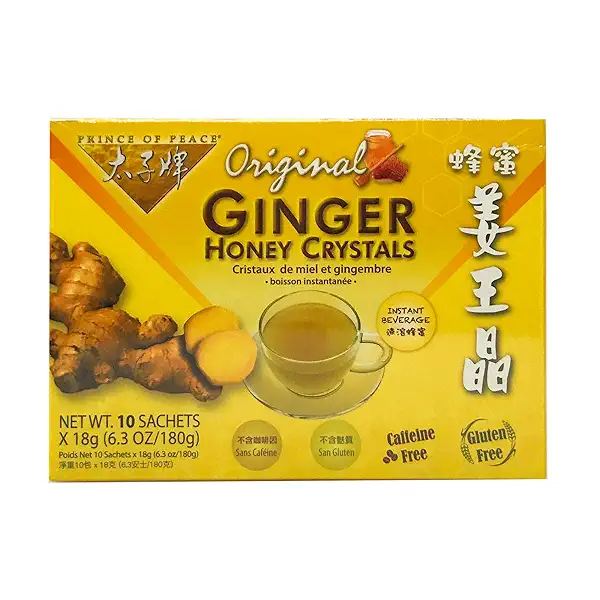 Ginger Honey Crystals Instant Tea, 10 sachets x 1