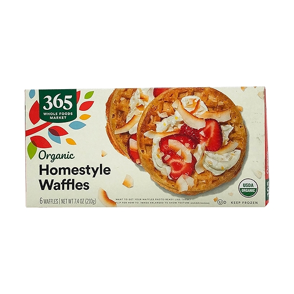 Frozen Pancakes, Homestyle (6 Waffles) at Whole Foods Market