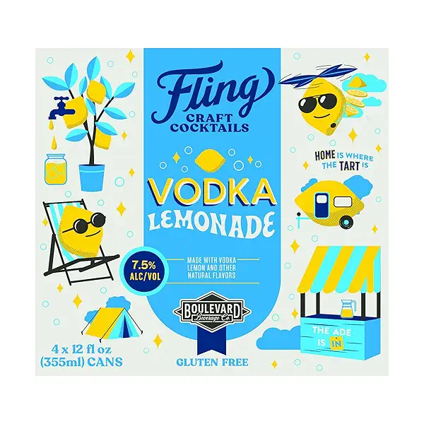 Vodka Lemonade 4pk, 12 fl oz at Whole Foods Market