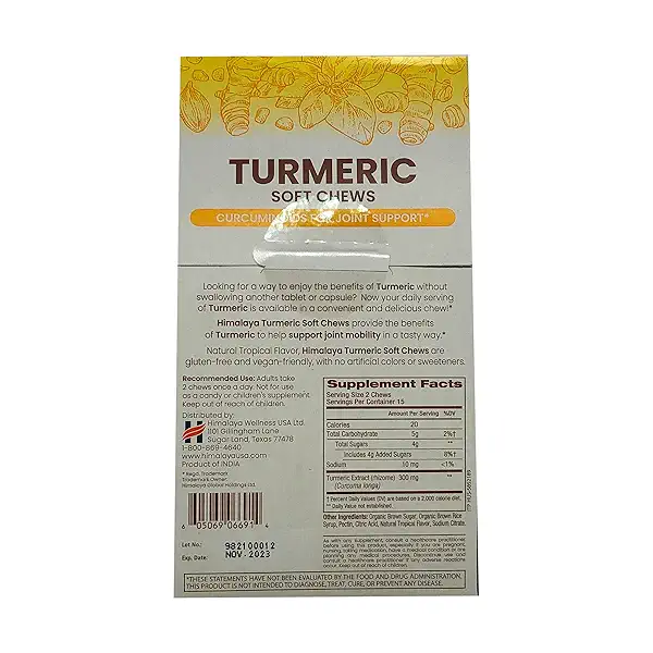 Turmeric Soft Chews 3