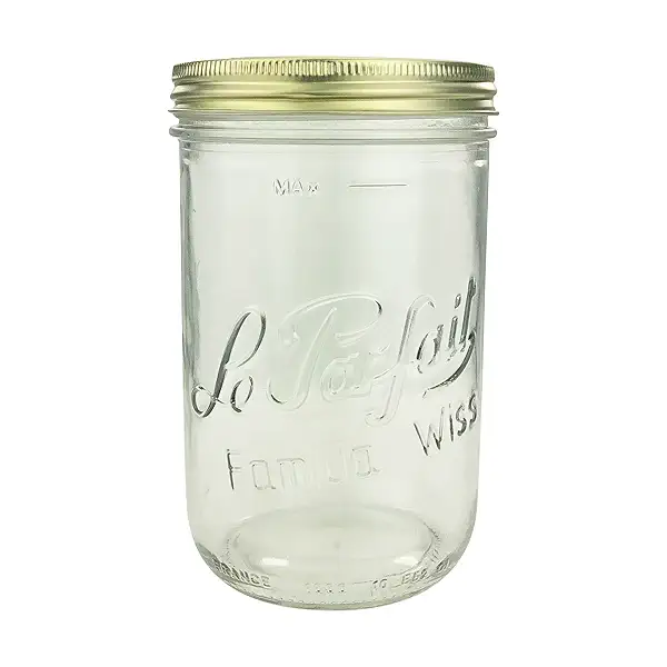 Canning French Glass Mason Jar, 1 each 1