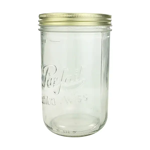 Canning French Glass Mason Jar, 1 each 2
