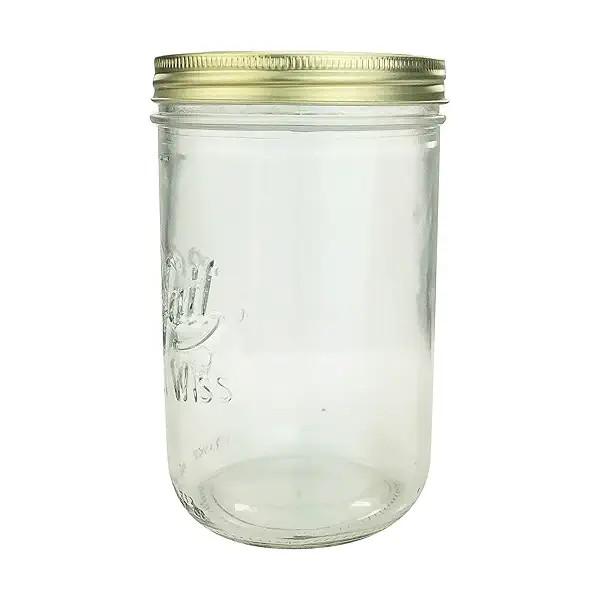 Canning French Glass Mason Jar, 1 each 3