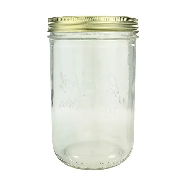 Canning French Glass Mason Jar, 1 each 5