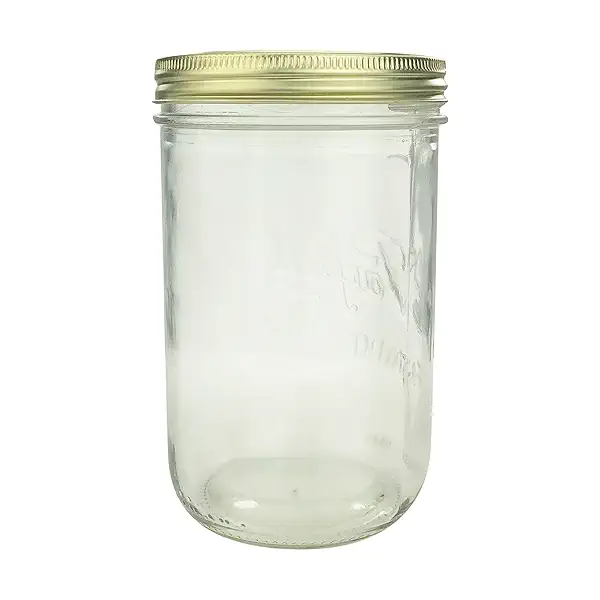 Canning French Glass Mason Jar, 1 each 6