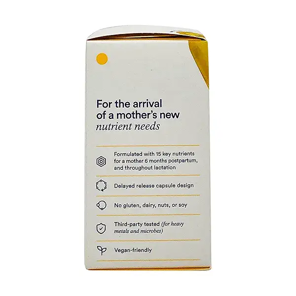 Women Postnatal Multivitamin, 60 vegan capsules 4
