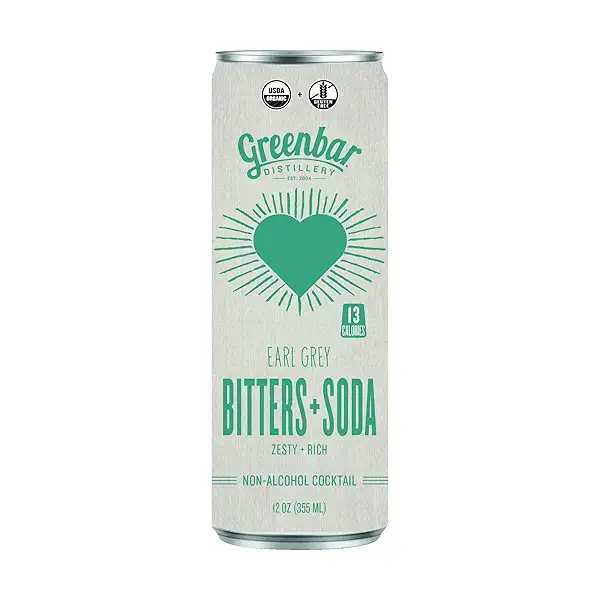 Earl Grey Bitters And Soda 4pk Cans, 12 oz 4