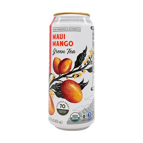 Organic Maui Mango Green Tea, 16 fl oz 2