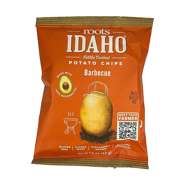 Roots Idaho Kettle Cooked Potato Chips Barbecue at Whole Foods Market