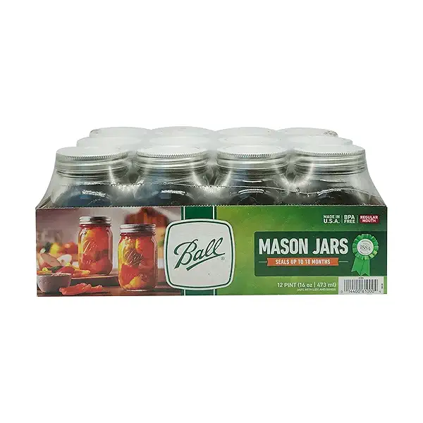 Reg Mouth Jar 16oz, 12 pint 1
