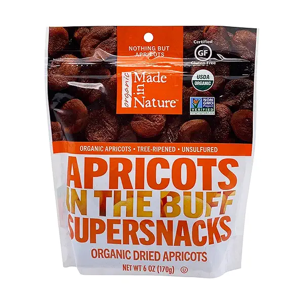 Organic Dried Apricots, 6 oz 1