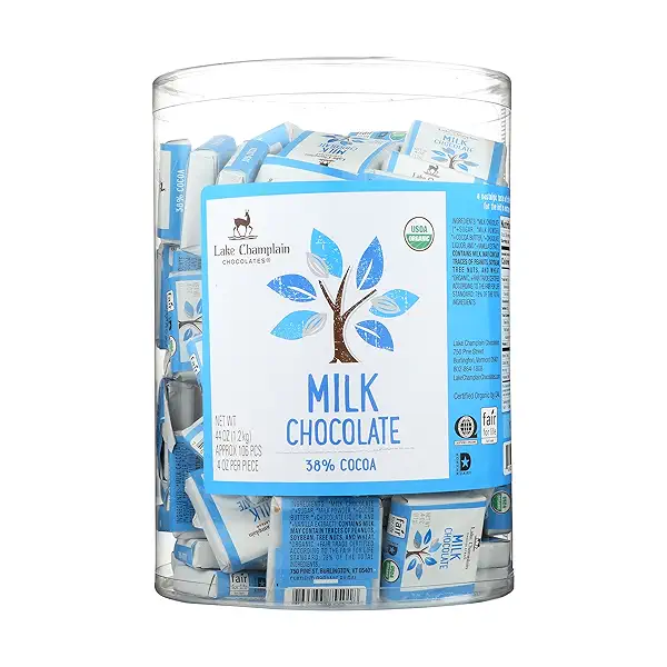 Organic Milk Chocolate Square, 44 oz 1
