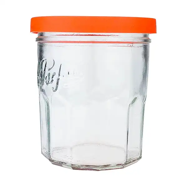 Snap Cover Jam Jar Glass 11 Ounce 3