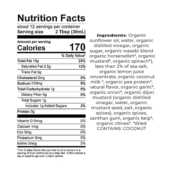 Wasabi Ranch Dressing, 12 oz at Whole Foods Market