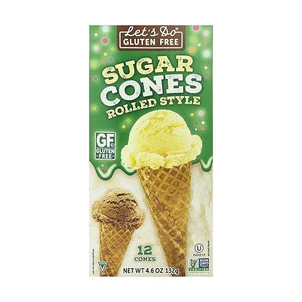 Gluten Free Sugar Cones, 4.6 oz 1