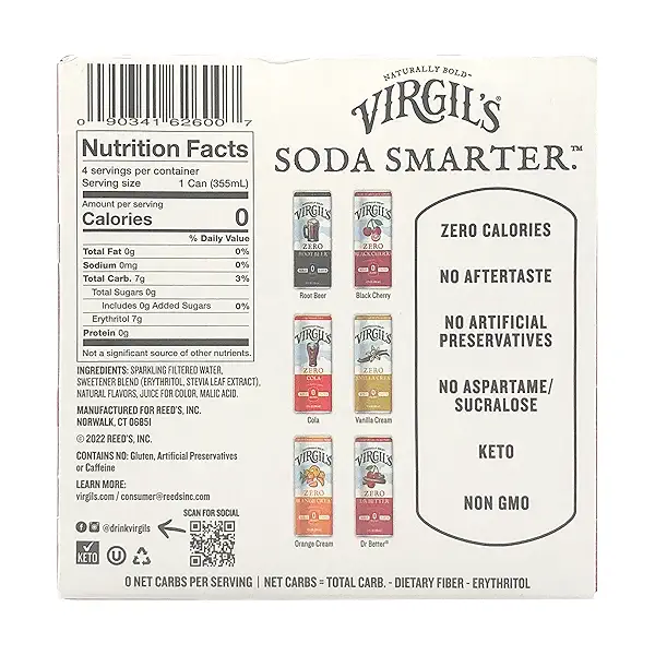 Zero Sugar Black Cherry Soda 4 Pack at Whole Foods Market