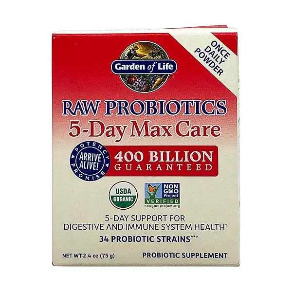 Organic Raw Probiotics 5day Max Care, 2.4 oz at Whole Foods Market