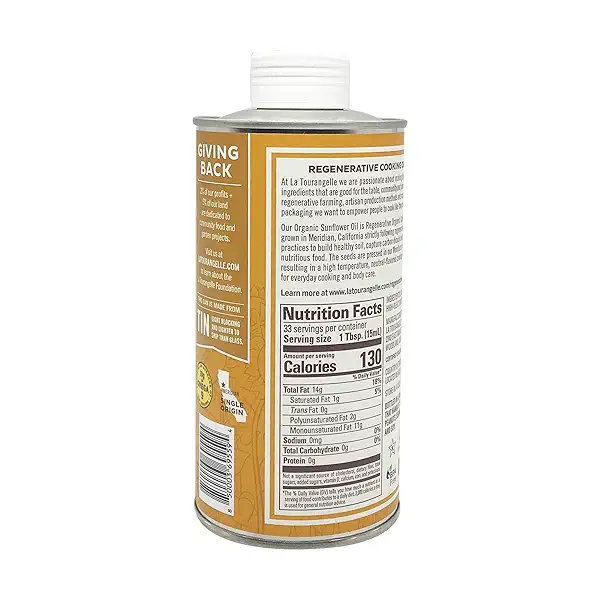 Organic Regenerative Sunflower Oil, 16.9 fl oz 5