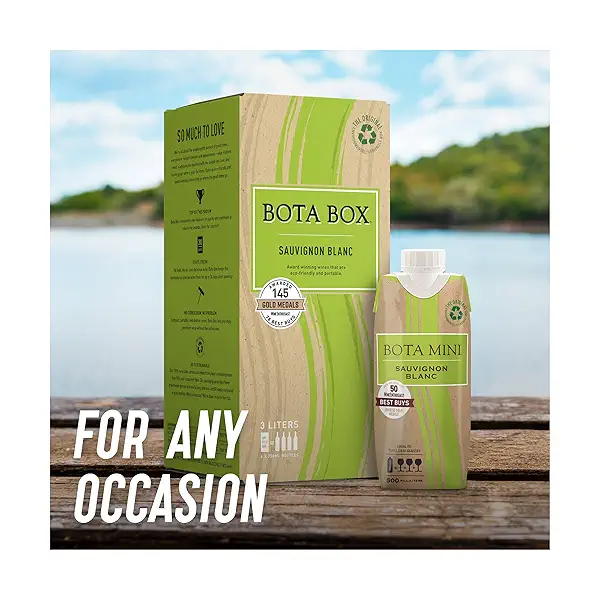Sauvignon Blanc California White Wine, 500 ml Tetra-Pak 6