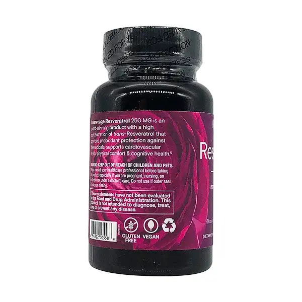 Resveratrol 250 MG, 30 veggie capsule 7