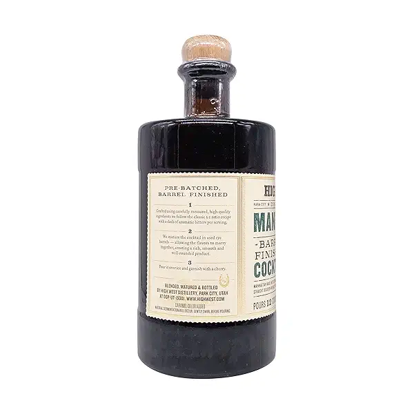 Manhattan Cocktail Whiskey, 750 ml 8