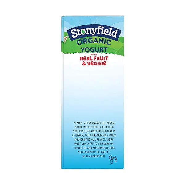 Stonyfield Organic® Pear Spinach Mango Whole Milk, 3.5 oz 2
