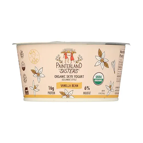 Organic Vanilla Bean Icelandic Style Skyr Yogurt, 5.3 oz 1
