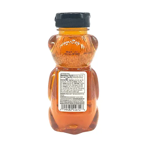 Organic Light Amber Mountain Forest Honey, 12 oz 3