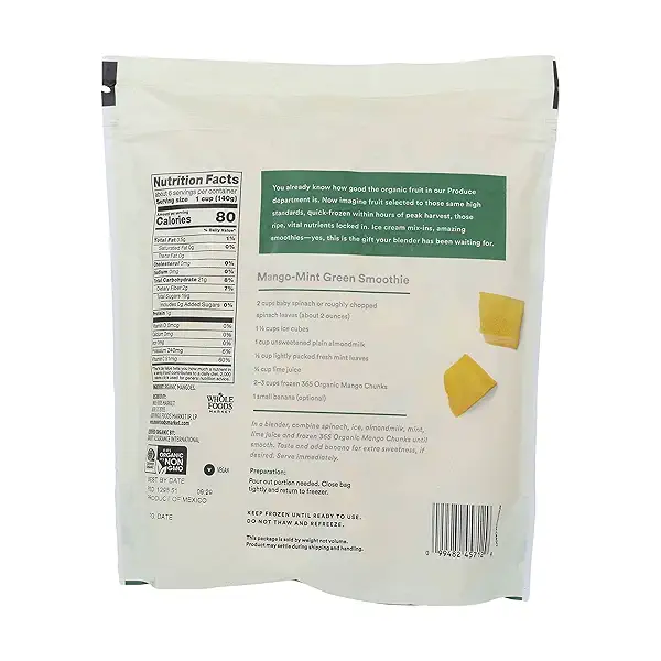 Frozen Costco Mangoes, Deceptive Labeling? Both Bags Say No