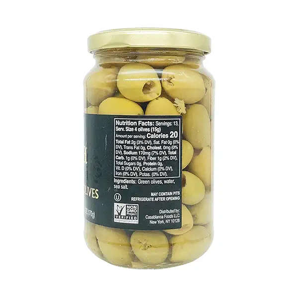 Moroccan Green Pitted Olives, 12.5 oz 5