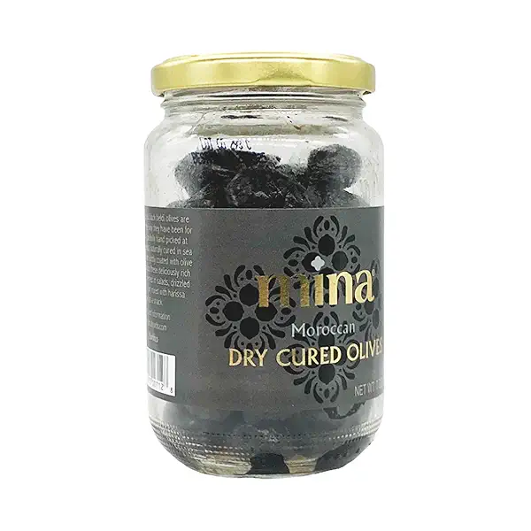 Moroccan Black Dry Cured Olives, 7 oz 3