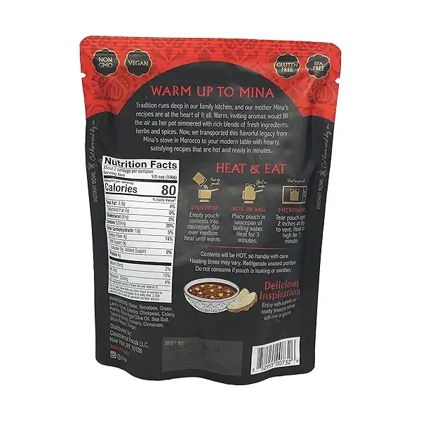 Harira Moroccan Chickpea & Lentil Soup, 10 oz 3