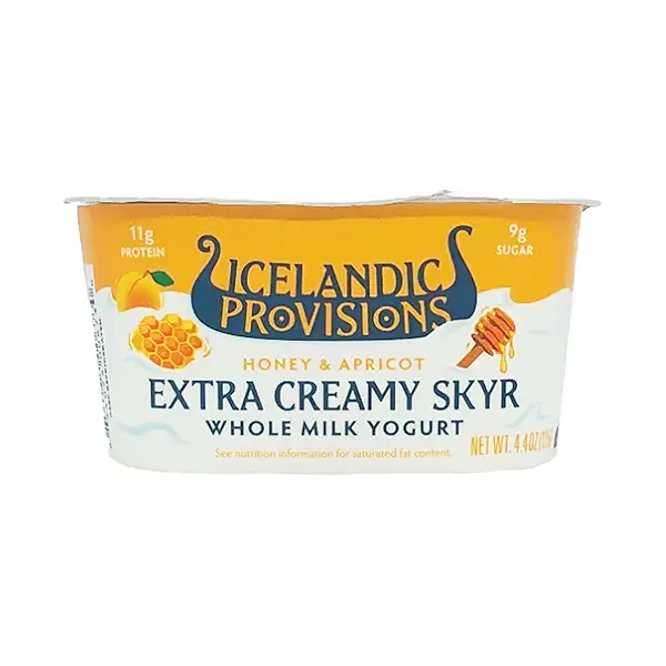 Honey & Apricot Extra Creamy Skyr Yogurt, 4.4 oz 1