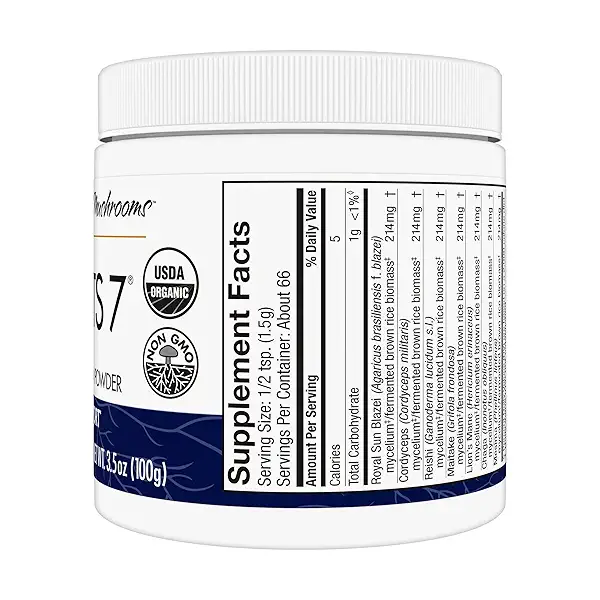 Stamets 7® Powder - 100 g, 3.5 oz 6