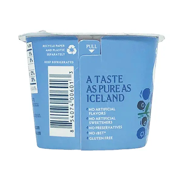 Traditional Blueberry Bilberry Skyr, 5.3 oz 4
