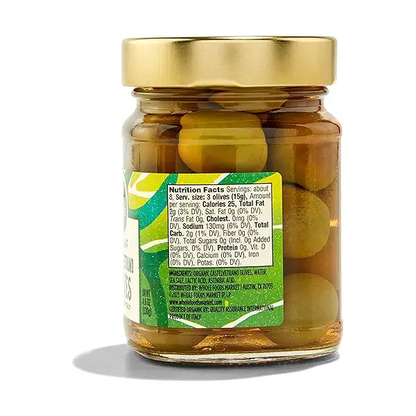 Organic Castelvetrano Olives, 4.6 oz 2