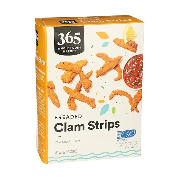 Lightly Breaded Clam Strips at Whole Foods Market
