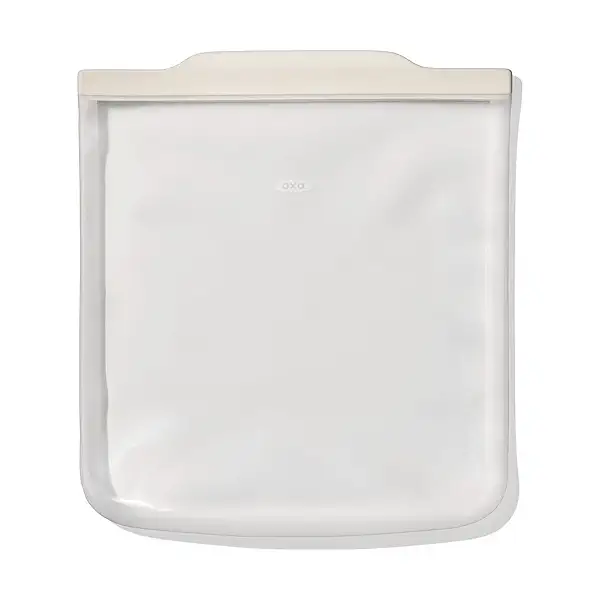 Good Grips Silicone Reusable Bag – Gallon Bag (128 oz) - Oat 1