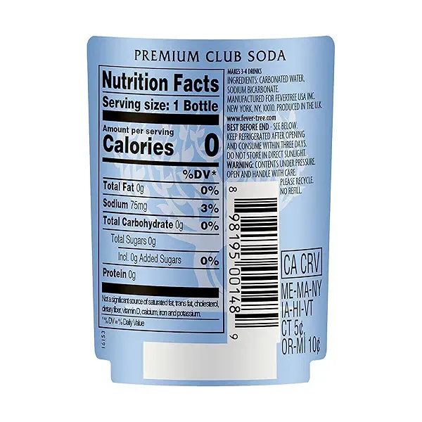 Fever-Tree Club Soda 500ml, 16.9 fl oz 2
